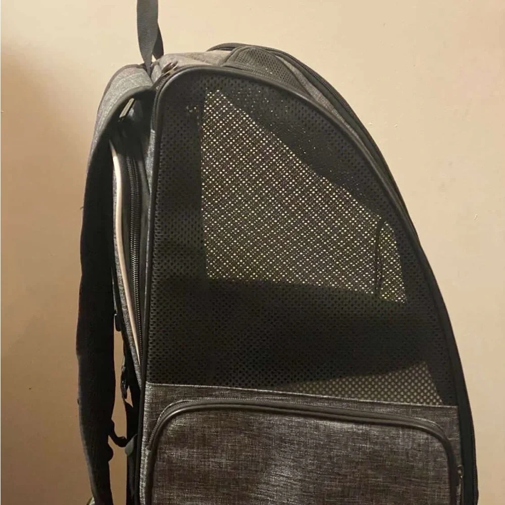 ComfortPet gray Breathable Backpack Carrier for Dogs & Cats